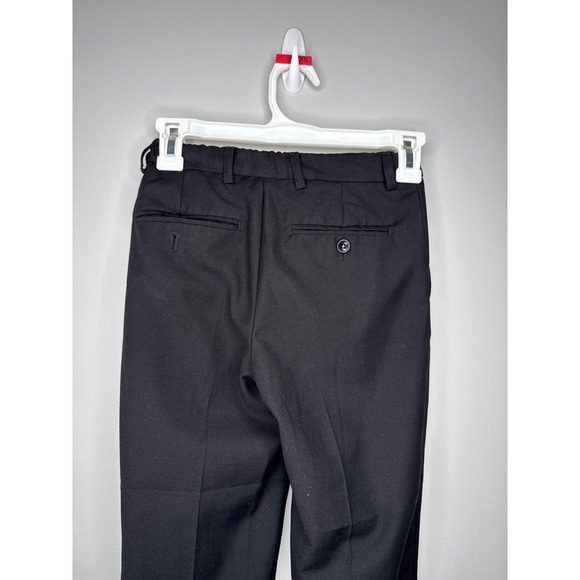 Boys Slack Pants Slim Fit Flat Front Formal Wear Adjustable Waist Band Size 2-18 - Picture 6 of 7